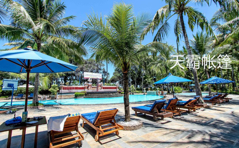 遮陽(yáng)傘的休閑空間更具有吸引力哦！