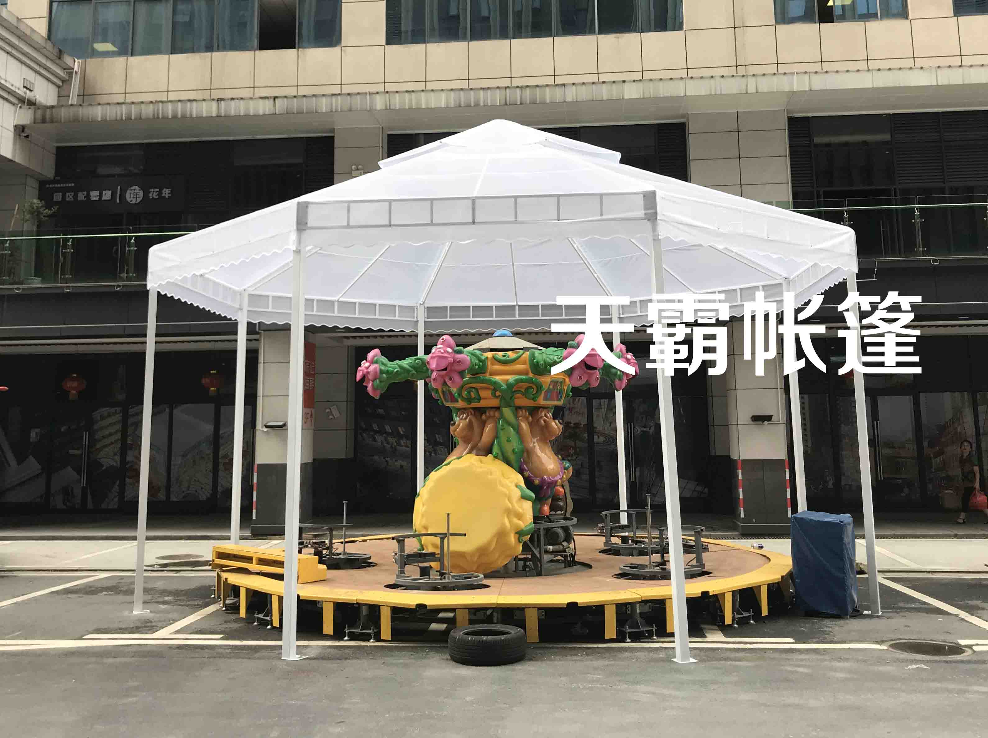 天霸圓形庭院帳篷，耐用才算好帳篷